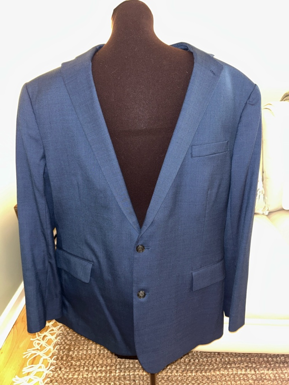 Stafford Navy Blue Two-Button Siut